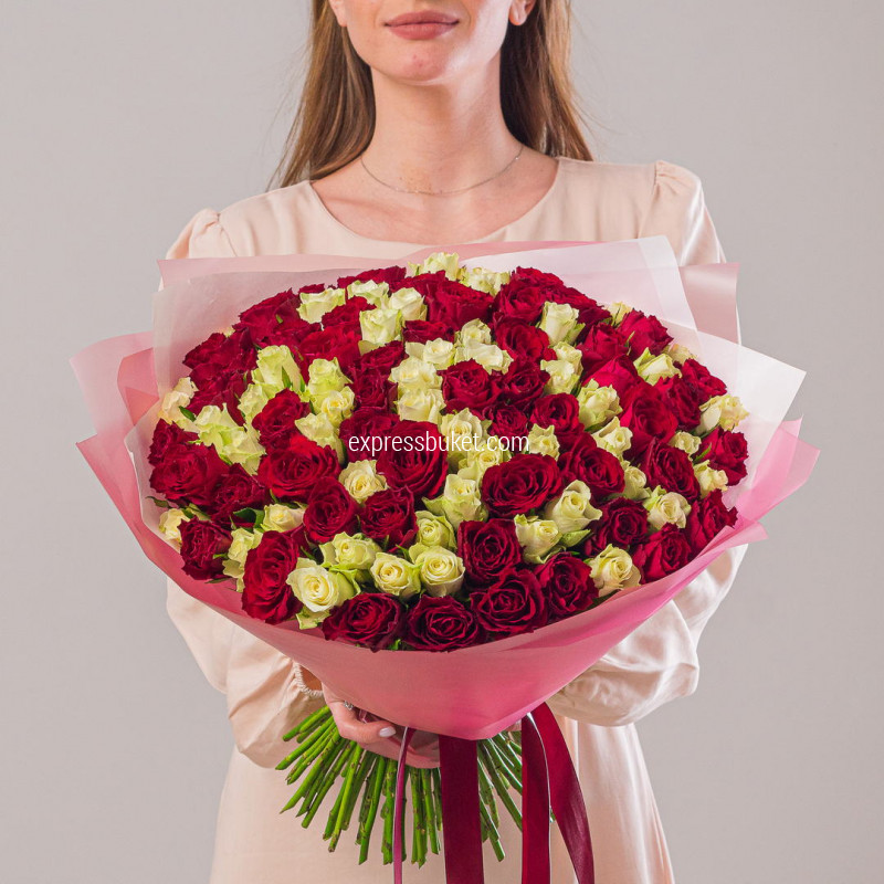 101 роза 40 см