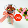 Скидка -20% на наборы клубники в стакане