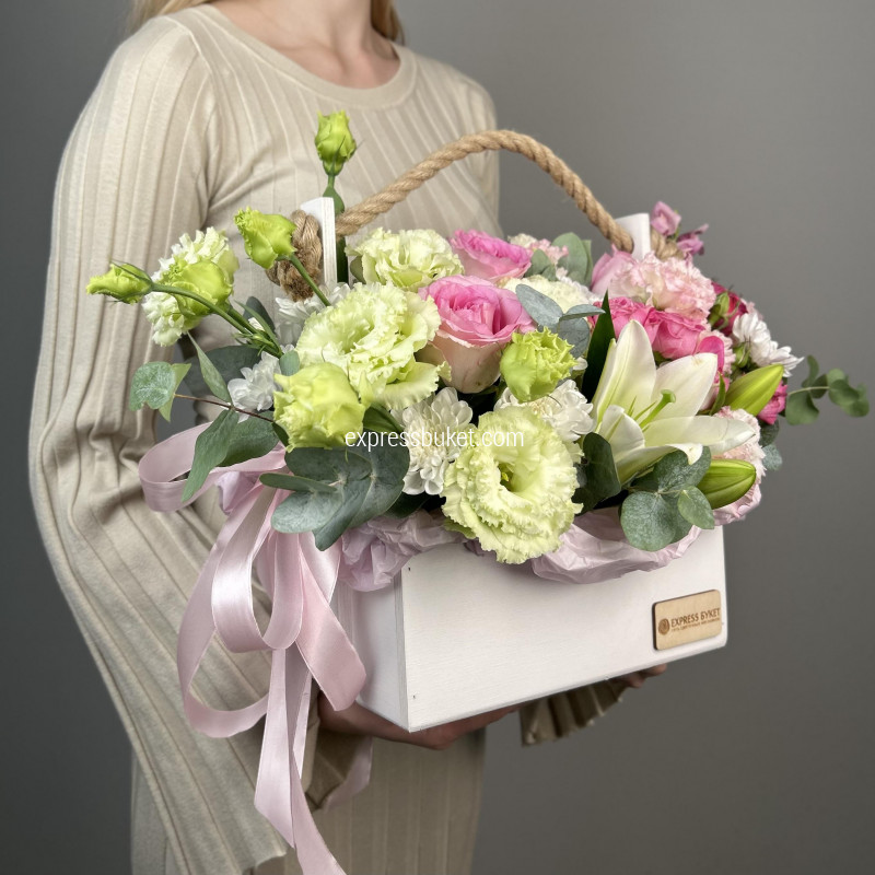 Цветы в коробке 3